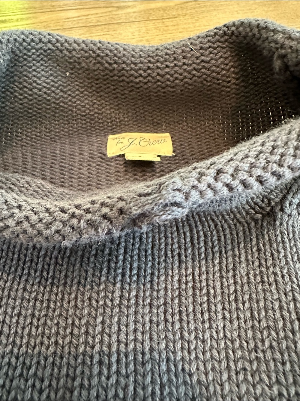 J. Crew Men's Navy Rollneck Sweater Navy - Picture 2 of 8
